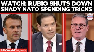 "YOU CAN'T COUNT PENSIONS AS DEFENSE SPENDING!" — Rubio Slams European Allies' Fake NATO Mat