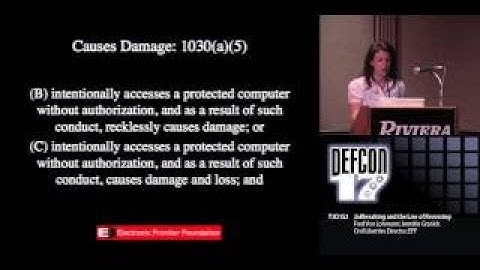 DEFCON 17: Jailbreaking and the Law of Reversing