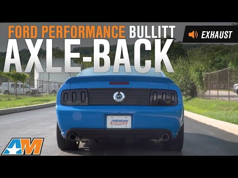 2005-2009 Mustang GT, GT500 Ford Performance Bullitt Axle-Back Exhaust Sound Clip & Install