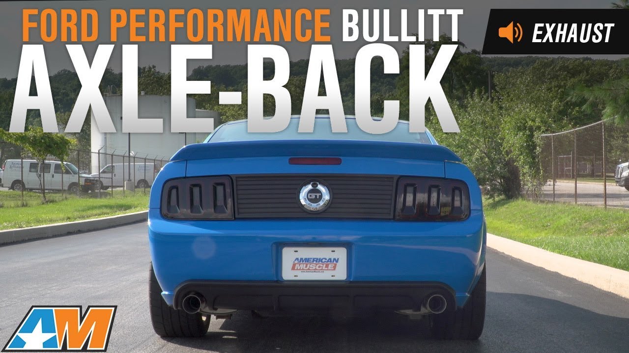 performance parts bmw 2005-2009 Mustang GT, GT500 Ford Performance Bullitt Axle-Back Exhaust Sound Clip & Install