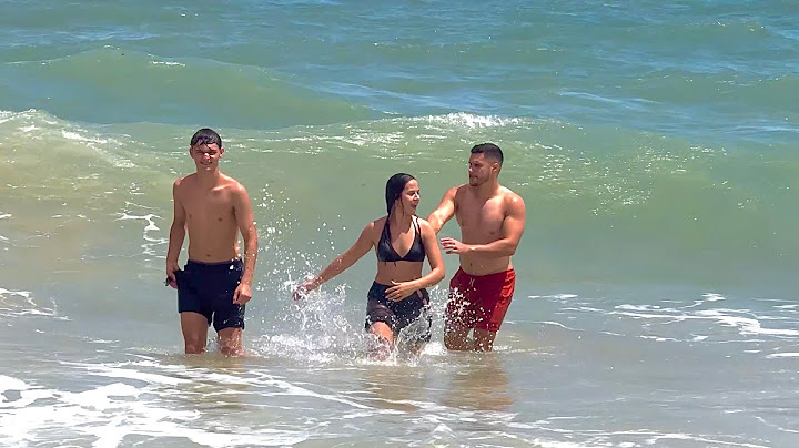 IRMÃ DE LEONCIO BEIJA NAMORADO NO MAR E ELE FICA FURIOSO | THAMIRES THUANNY