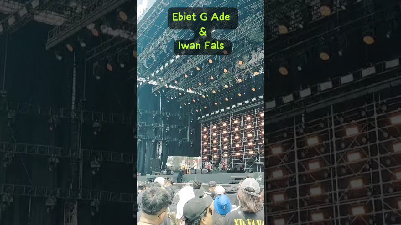 Ebiet G Ade & Iwan Fals at Pestapora 2025 #music #festival #concert #pestapora2025
