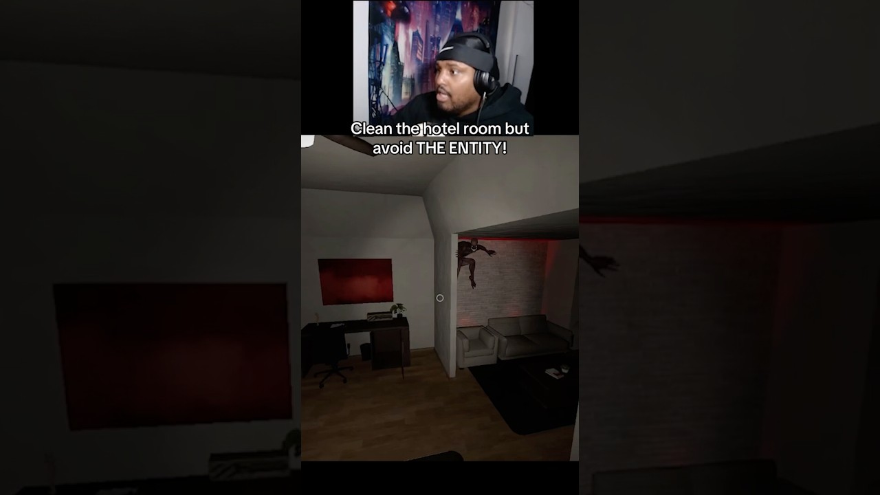 Clean the hotel room but avoid THE ENTITY!