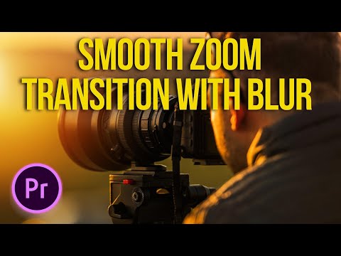 Smooth Zoom Transition with Blur in Adobe  Premiere Pro 2023 | Premiere Pro Tutorials
