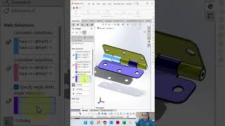 How to Create Hinge Mate in Solidworks