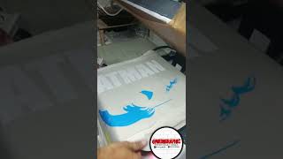 Estampado en dtf en dos planchada..