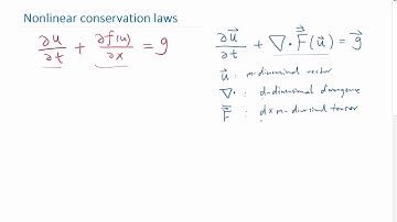 Nonlinear conservation laws