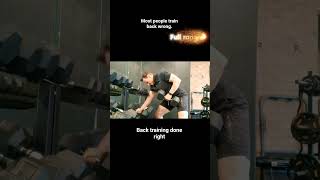 Most people rush through back training without intention. Real results come from controlled reps...