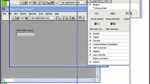 quot;Hello World quot; by LabVIEW Mastery www keepvid com