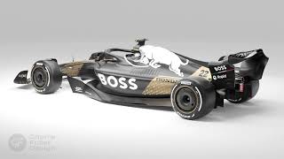 2024 Hugo Boss Bulls Racing F1 2024 Design Concept Animation
