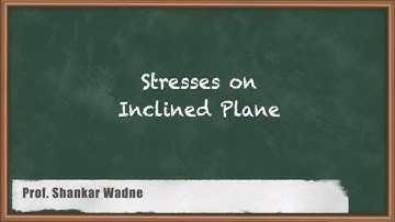 Explained: Stresses on Inclined Plane | Complex Stresses | GATE Machine Design