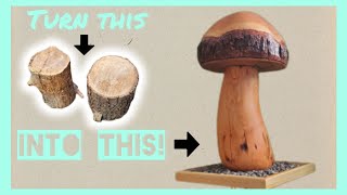 How to make a GIANT mushroom from firewood! by Adrian Woodworm 893 views 1 year ago 7 minutes, 1 second