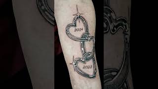 Heart rings for her grandchildren