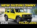 2026 New Suzuki Jimny 3-Door 4x4 Review: Interior and Exterior Details | With Price
