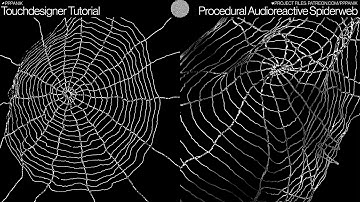 PROCEDURAL AUDIOREACTIVE SPIDERWEB - TOUCHDESIGNER TUTORIAL