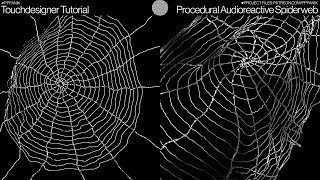 PROCEDURAL AUDIOREACTIVE SPIDERWEB - TOUCHDESIGNER TUTORIAL