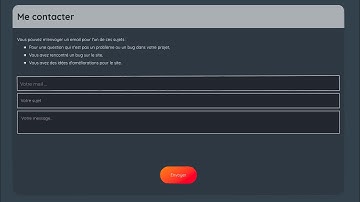 FAIRE UN FORMULAIRE DE CONTACT EN PHP (Part 1/2)