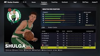 NBA 2k26 How To Download Boston Celtics 2024-2025 PlayBook, Rotations, Coaching, Emphasis. 