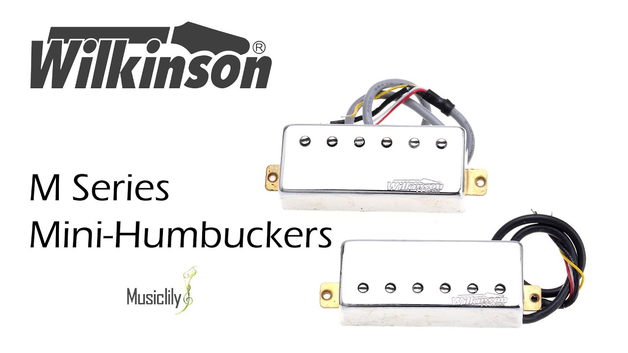 Tonabnehmer Humbucker Schwarz Wilkinson Wilkinson WMHR AlNiCo V Mini- Humbucker F&uuml;r P90 Ausschnitt &ndash; Schwarz, Mit Schrauben Humbucker Dimarzio