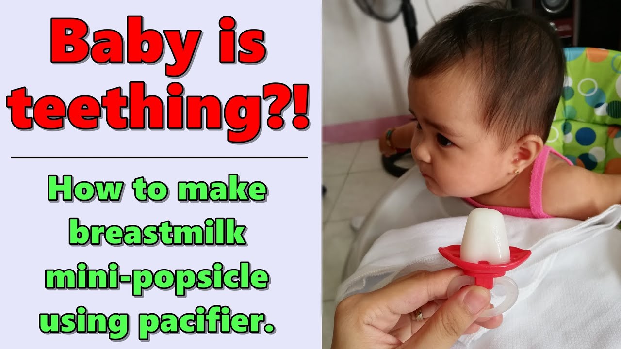 breast milk pacifier teether