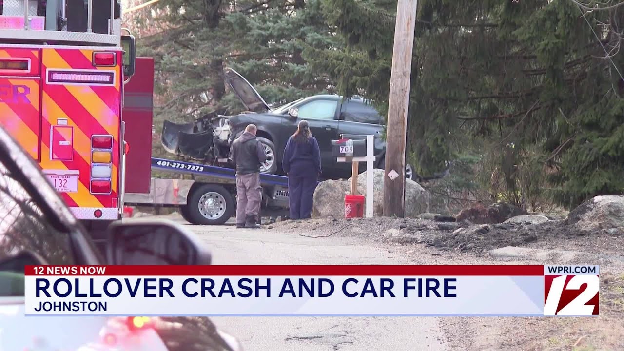 Man hospitalized after rollover crash in Johnston - YouTube