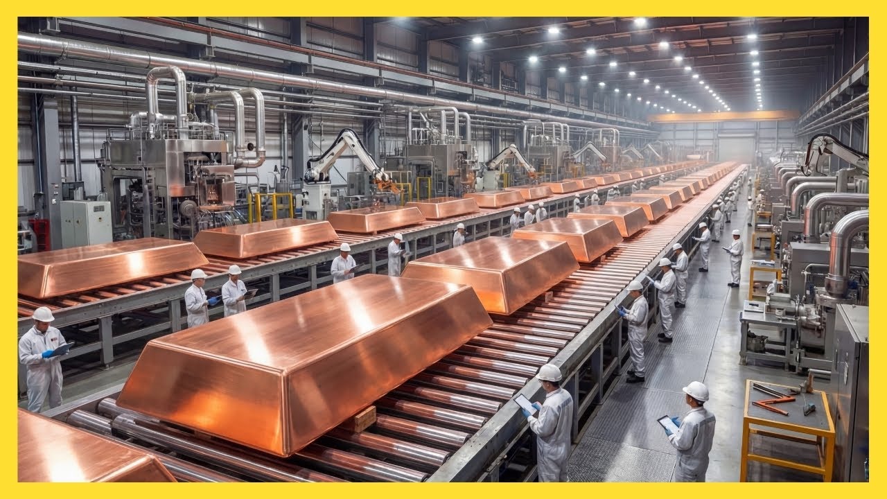 Inside the Copper Factory: How Raw Rock Becomes Pure Metal