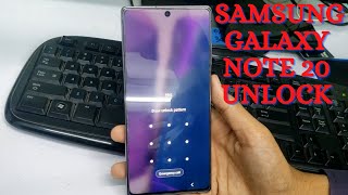 How To Hard Reset Samsung Galaxy Note 20 Unlock Pattern Lock OR Pin Lock | hard reset note 20