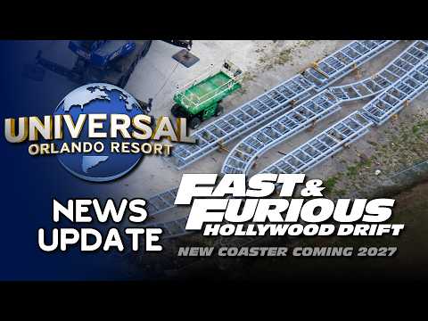 Universal Orlando Drift Coaster Update: TRACK REVEALED, STRUCTURES BUILT, & POSSIBLE TIMELINE thumbnail