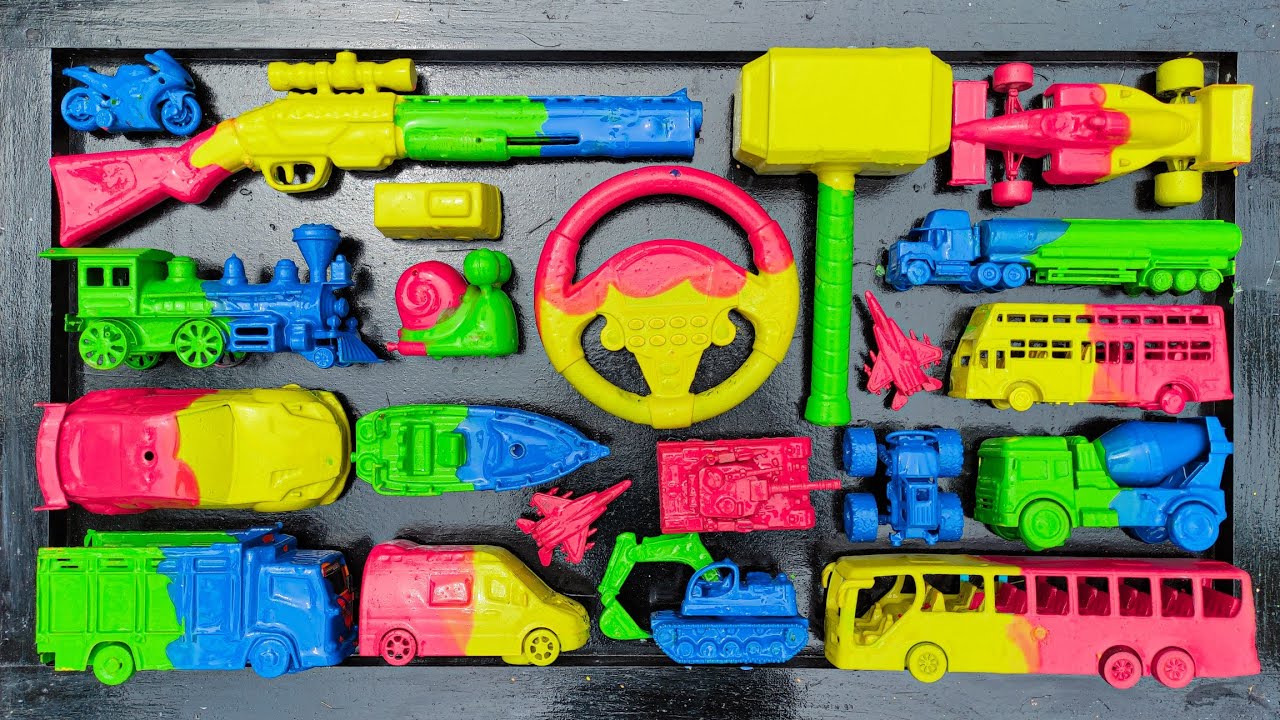 Membersihkan Mainan Mobil Balap,Truk Molen,Kereta Api, Bus Telolet ,Truk Oleng, Excavator, Pesawat