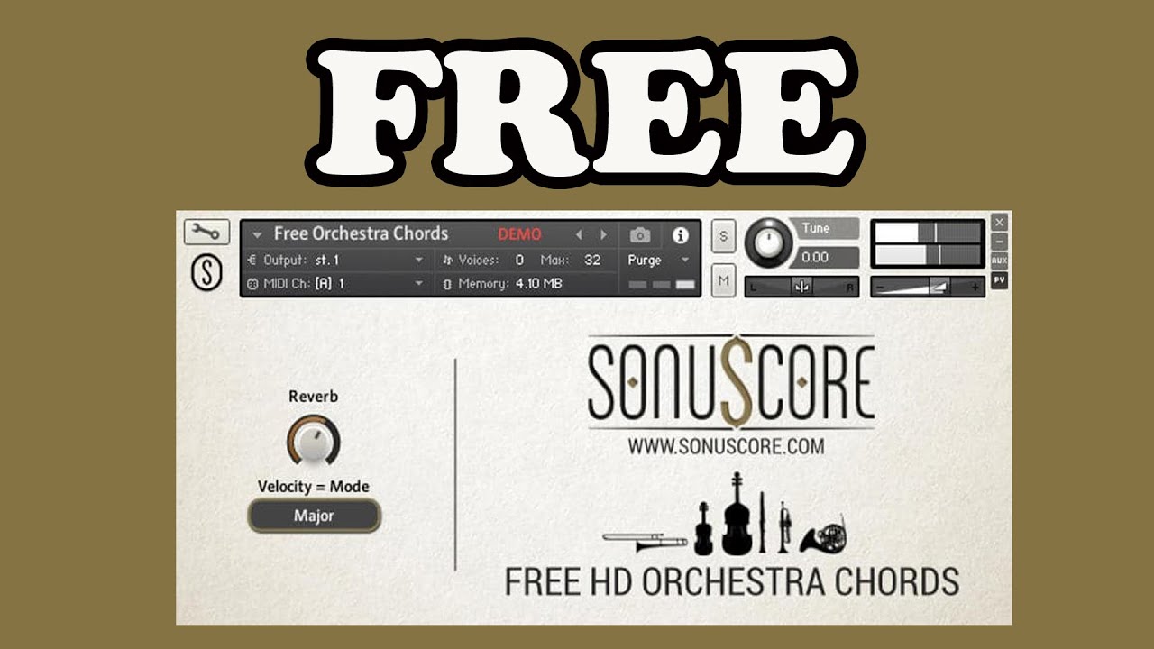 Two Free Orchestra kontakt Instruments by Sonuscore