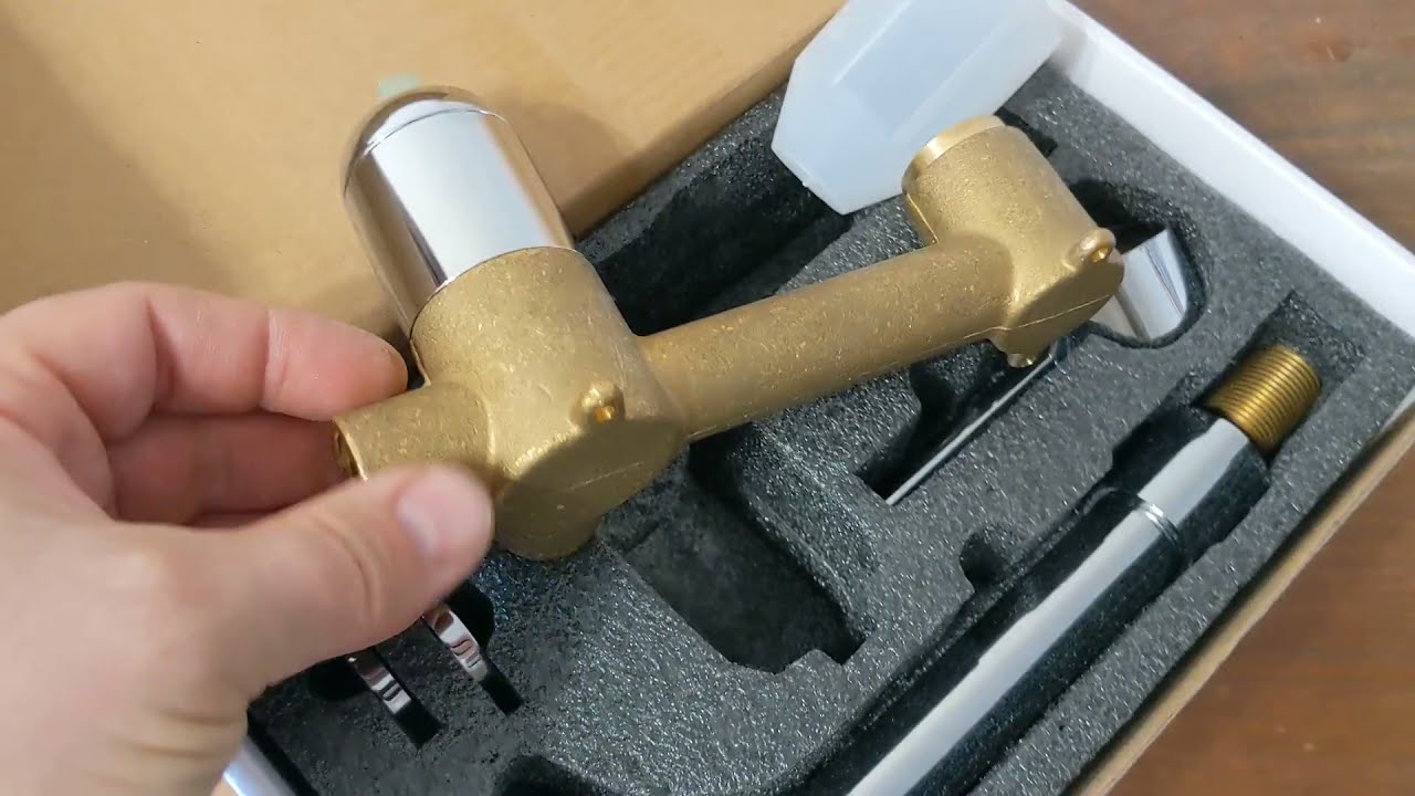 Китайский смеситель скрытого монтажа за 50 баксов - YouTube