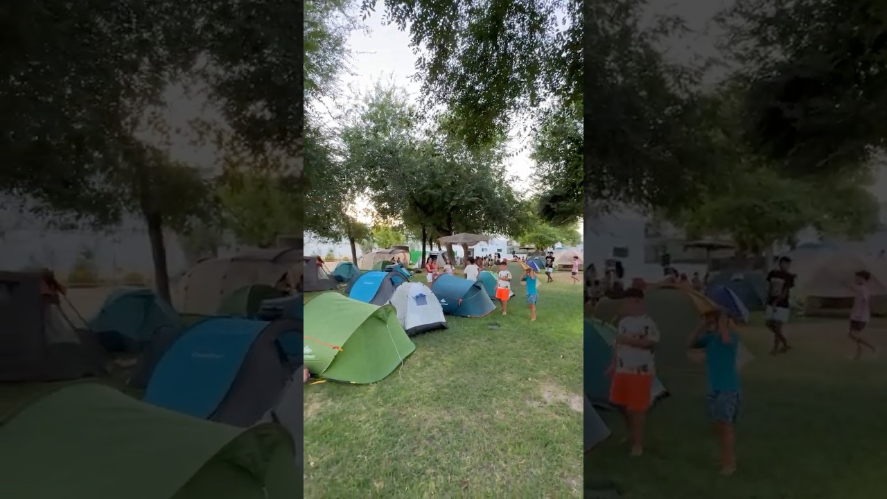 Finaliza la escuela de Verano 2026 con la acampada en la piscina municipal