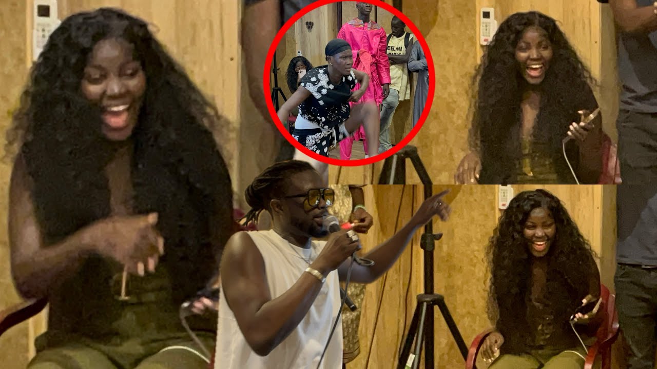 Fatou Ndiaye très excité à côté de son marie Bass Thioune qui prépare son tourné Ambiance Inédit