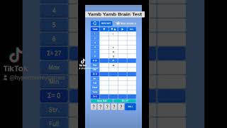 Yamb Yamb Brain Test #casual #game #hypercasual screenshot 2