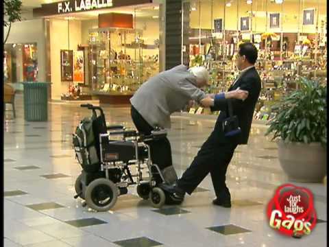 Epic Old Man - Remote Control Wheelchair - YouTube