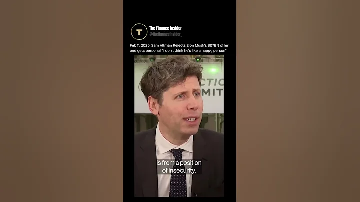 Sam Altman Gets Personal With Elon Musk 😱  #breakingnews #AI ElonMusk #SamAltman #OpenAI #ChatGPT