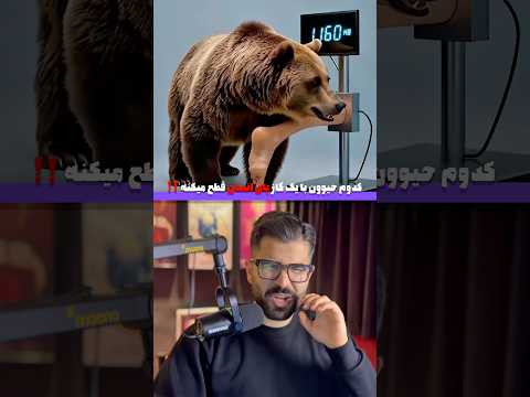 کدوم حیوون با یک گاز پای انسان قطع میکنه 