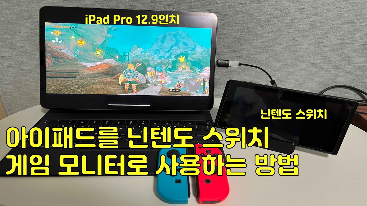 아이패드를 닌텐도 스위치 외부 모니터로 사용하는 방법