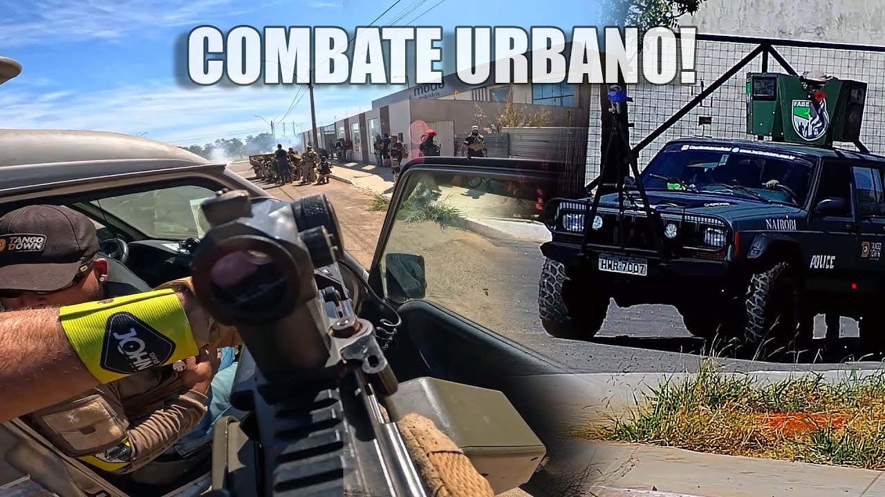 RUAS EM GUERRA -  COMBATE URBANO PEGOU FOGO! Airsoft Gameplay