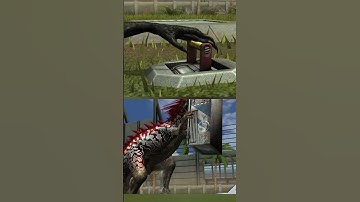 Indominus Rex VS Indoraptor Feeding animation | Jurassic world the game