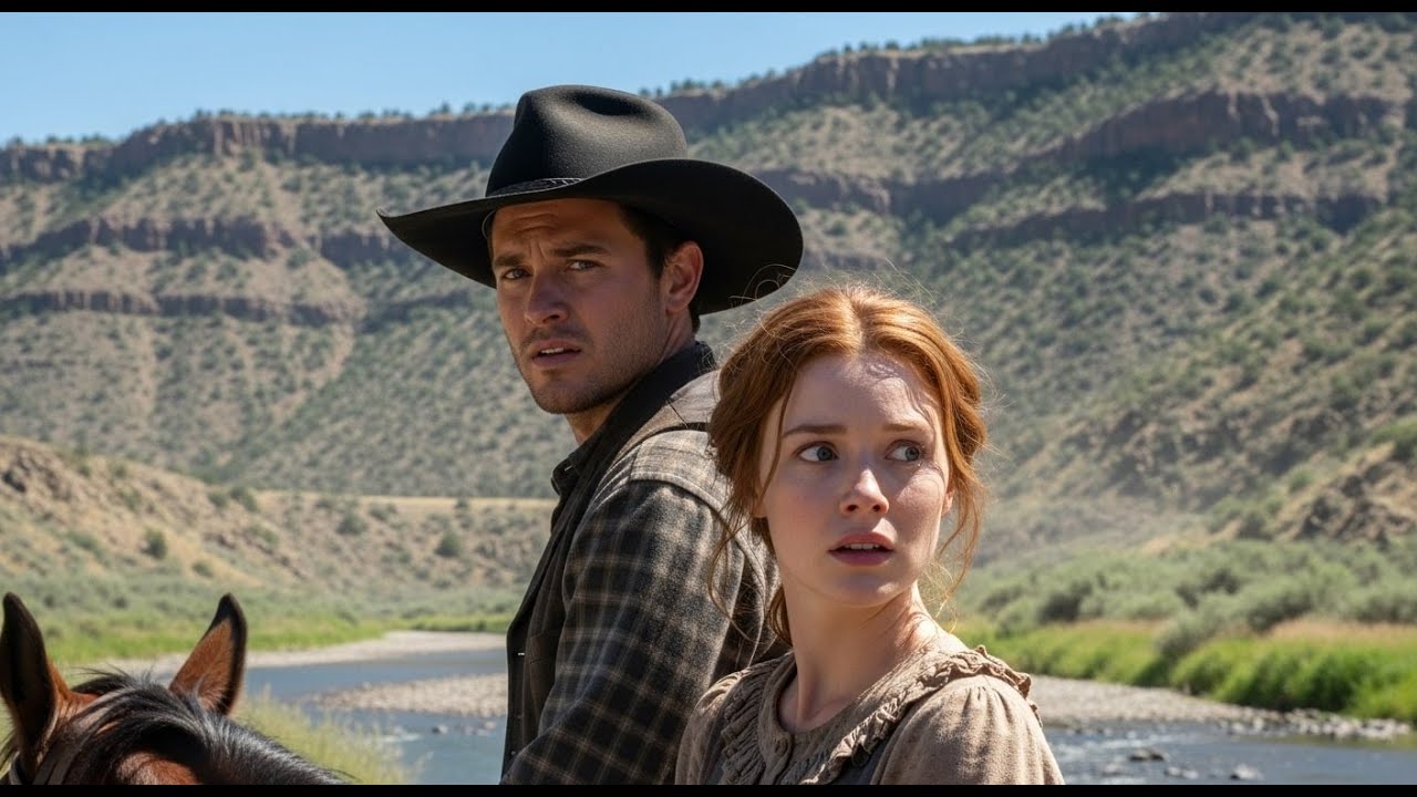 “She Was Screaming by the River…” Then a Cowboy Rode Down and Shot the Rope Clean in Two