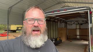 Cargo Trailer Conversion Part 2       Removing Lap Sealant and installing a Maxxfan Maxxair fan by Travel Time with Tim 330 views 2 years ago 10 minutes, 59 seconds