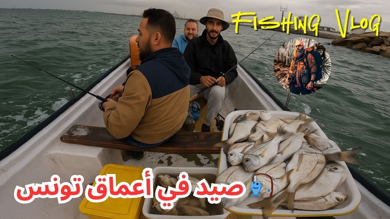 🎣 صيد في أعماق تونس 🇹🇳 شمال إفريقيا | حصيلة رائعة!  Deep Sea Fishing in Tunisia 🇹🇳 North Africa
