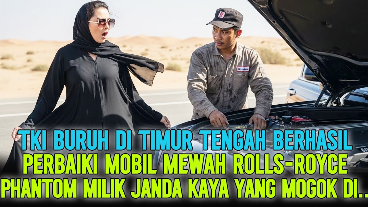 KISAH NYATA‼️TKI BURUH PERBAIKI MESIN MOBIL MEWAH MILIK JANDA KAYA ARABSAUDI YANG MOGOK
