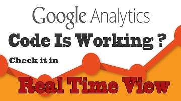 Google Analytics- Check Analytics Tracking Code Is Working Or Not