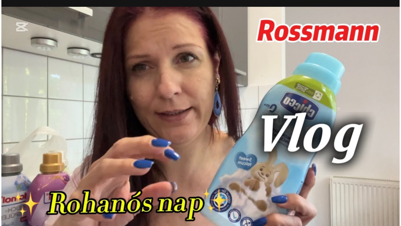 🎬 Egy délutáni vlog velem – fodrászkellékes, virágos… és Rossmann haul 🌸🛍️