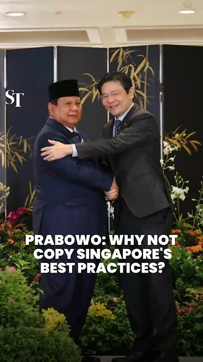 Presiden Indonesia Prabowo: Mengapa tidak meniru praktik terbaik Singapura?