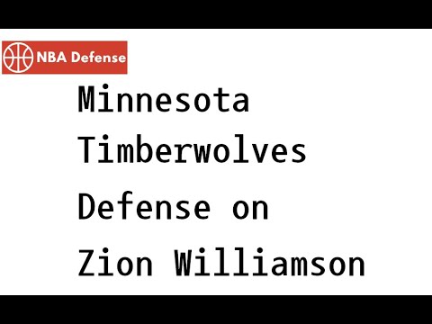 Minnesota Timberwolves Defense on Zion Williamson / Jan 23, 2021 - YouTube