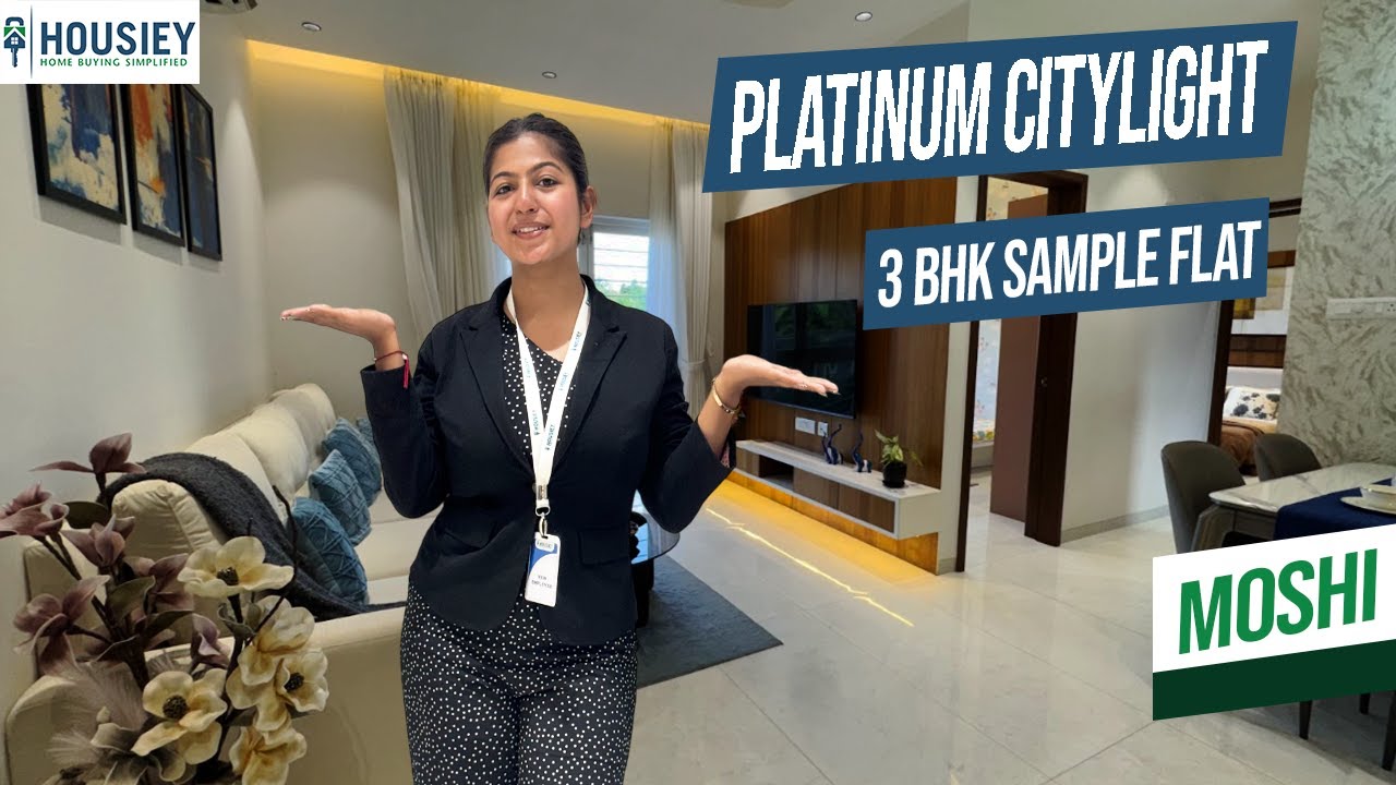 Platinum Citylights Pune | Luxurious 3BHK Sample Flat Tour In Moshi | Price & Location 2025