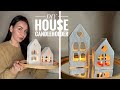 DIY  Домик подсвечник из глины своими руками House candleholder✨Clay product